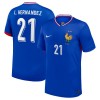 Camiseta de fútbol Francia L. Hernandez 21 Primera Equipación Euro 2024 - Hombre